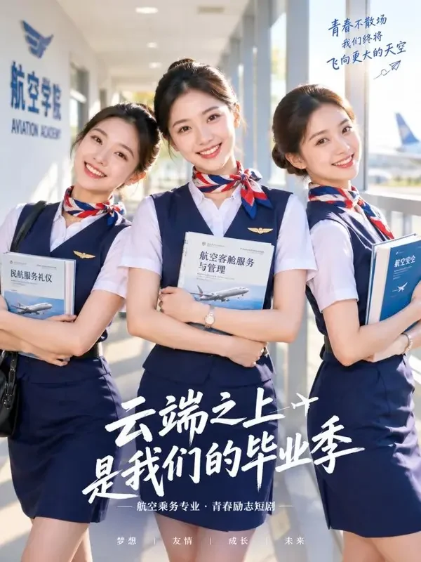 空乘学院的毕业季封面 空乘学院的毕业季封面